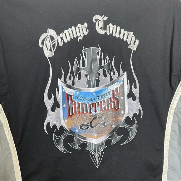 ORANGE COUNTY CHOPPERS short sleeve button down bowling shirt size medium - Picture 5 of 6